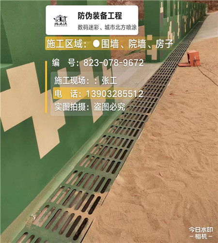 湘潭 例如在抖音上有“迷彩墙，外围墙面挡 - 星空数码迷彩漆施工队